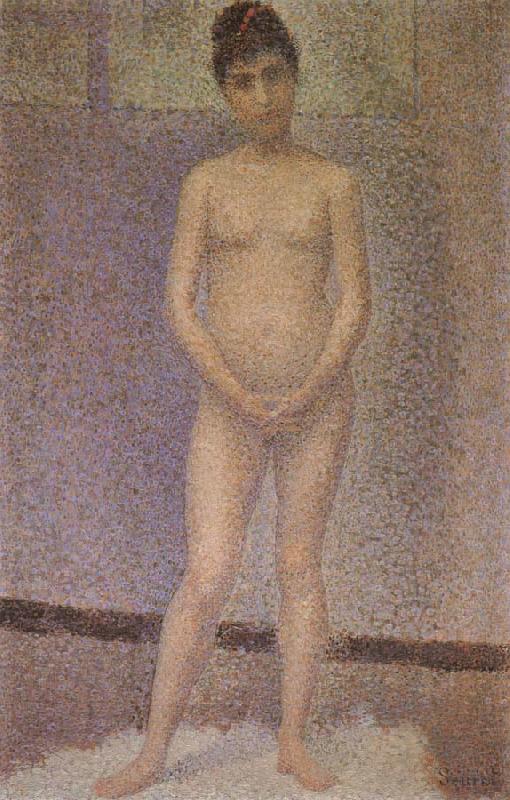 Georges Seurat A standing position of the Obverse China oil painting art